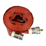 Sunnyflo Red 102 mm Layflat Hose Assembly with Type C & E Camlock Couplings