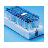 Tarsons 15 mL Racked SPINWIN Clear Polypropylene Centrifuge Tubes with Lids - 1 Rack of 25 tubes - Parkway Process Solutions