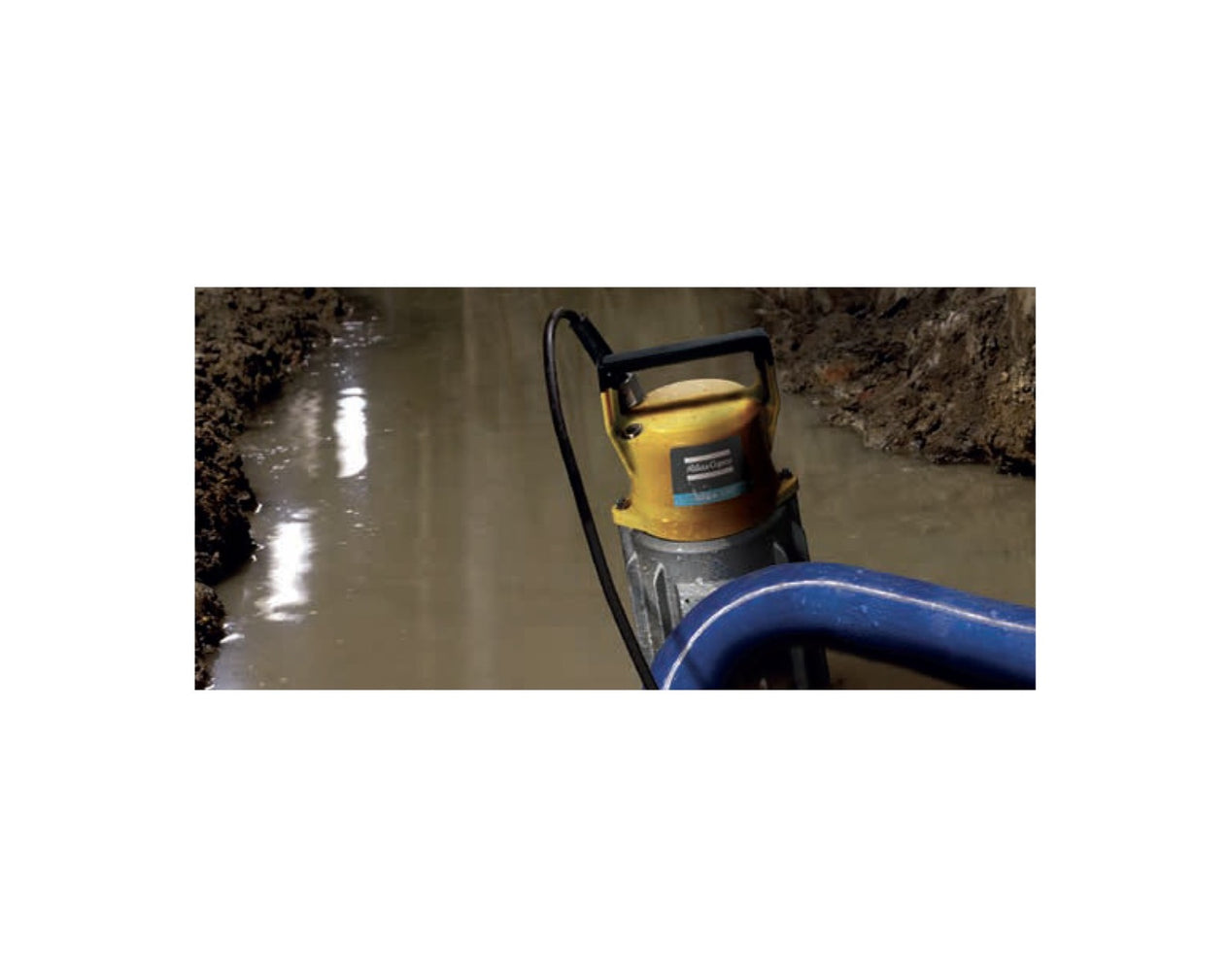 Atlas Copco WEDA S30N Submersible Sludge Pump (800 L/min max flow) - 240V