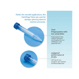 Tarsons 15 mL SPINWIN Clear Polypropylene Centrifuge Tubes with Lids - Single Unit - Parkway Process Solutions