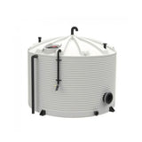 Polymaster 1,000 L Water & Chemical Process Tank (Colour: Monument) - Parkway Process Solutions