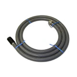2" Grey Suction Hose - 10 metres, with Type C Female Camlock and Fitted Strainer