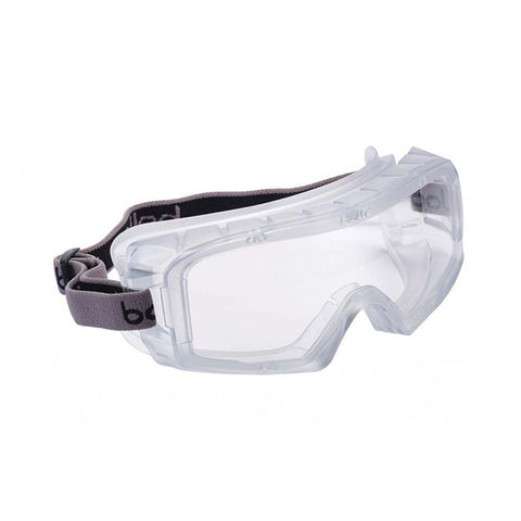 Bolle Coverall 3 PVC Safety Goggles, Sealed Safety Eyewear suitable for Chemical Splash