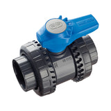 FIP 25 mm (DN25), Easyfit VEELV 2-Way PVC-U Ball Valve, EPDM Seals, Solvent Weld Connections