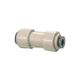 John Guest Reducing Straight Connector from 1/2" to 1/4" (OD) tube, Grey Acetal