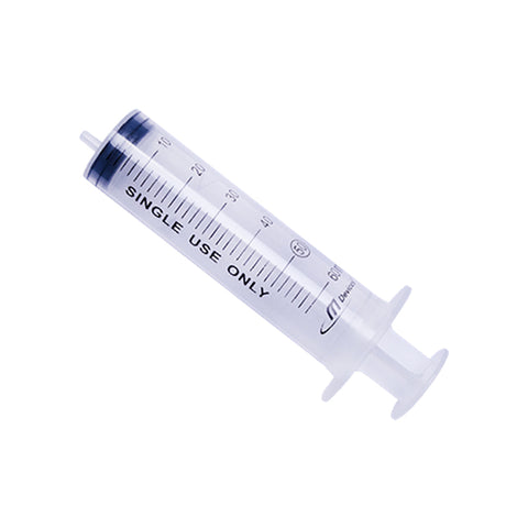 60 mL Luer Lock PP Syringe - Individual