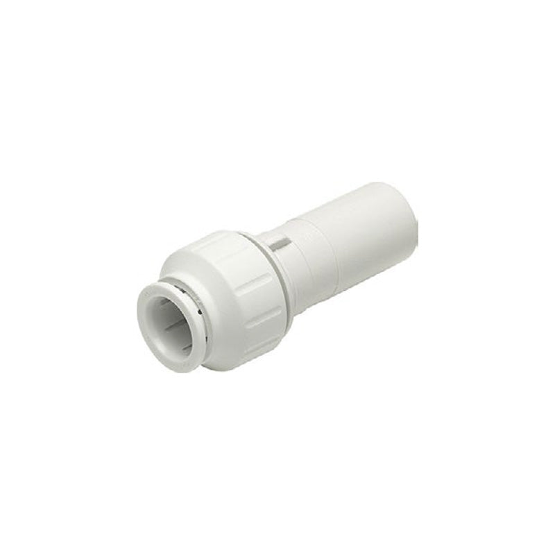 John Guest 28mm Stem x 15mm Tube Reducer - White