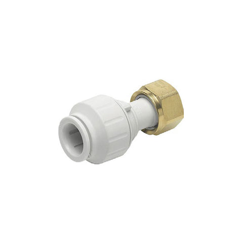 John Guest 22mm x 3/4” BSP Straight Tap Connector - White