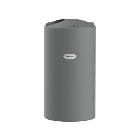 Polymaster 2,000 L PolyChoice Water Tank, Smooth Wall Round Tank (Colour: Monument)