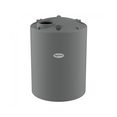 Polymaster 4,000 L PolyChoice Water Tank, Smooth Wall Round Tank (Colour: Monument)