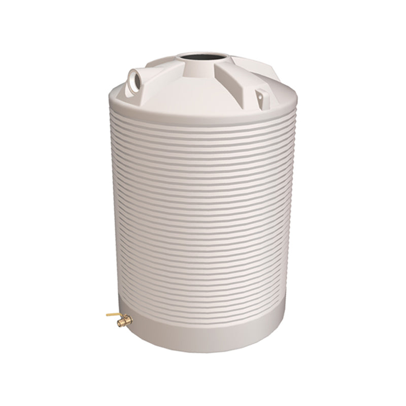 Polymaster RWT1000 Round Rainwater Tank 1000 Litre with Ball Valve