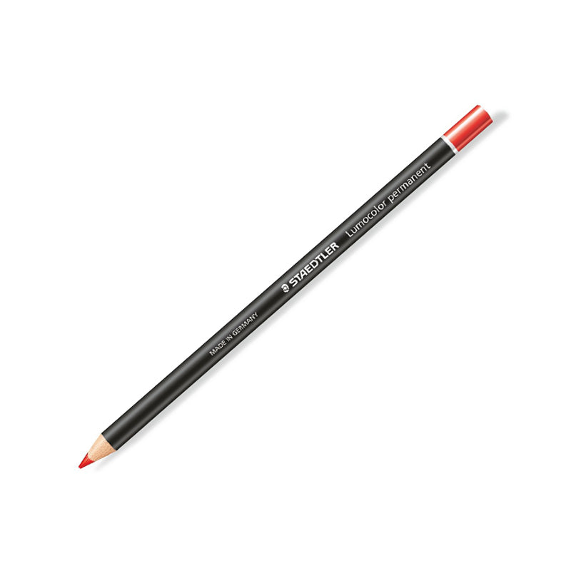 Staedtler Lumocolor® Permanent Glasochrom Lab Marker Red Pencil